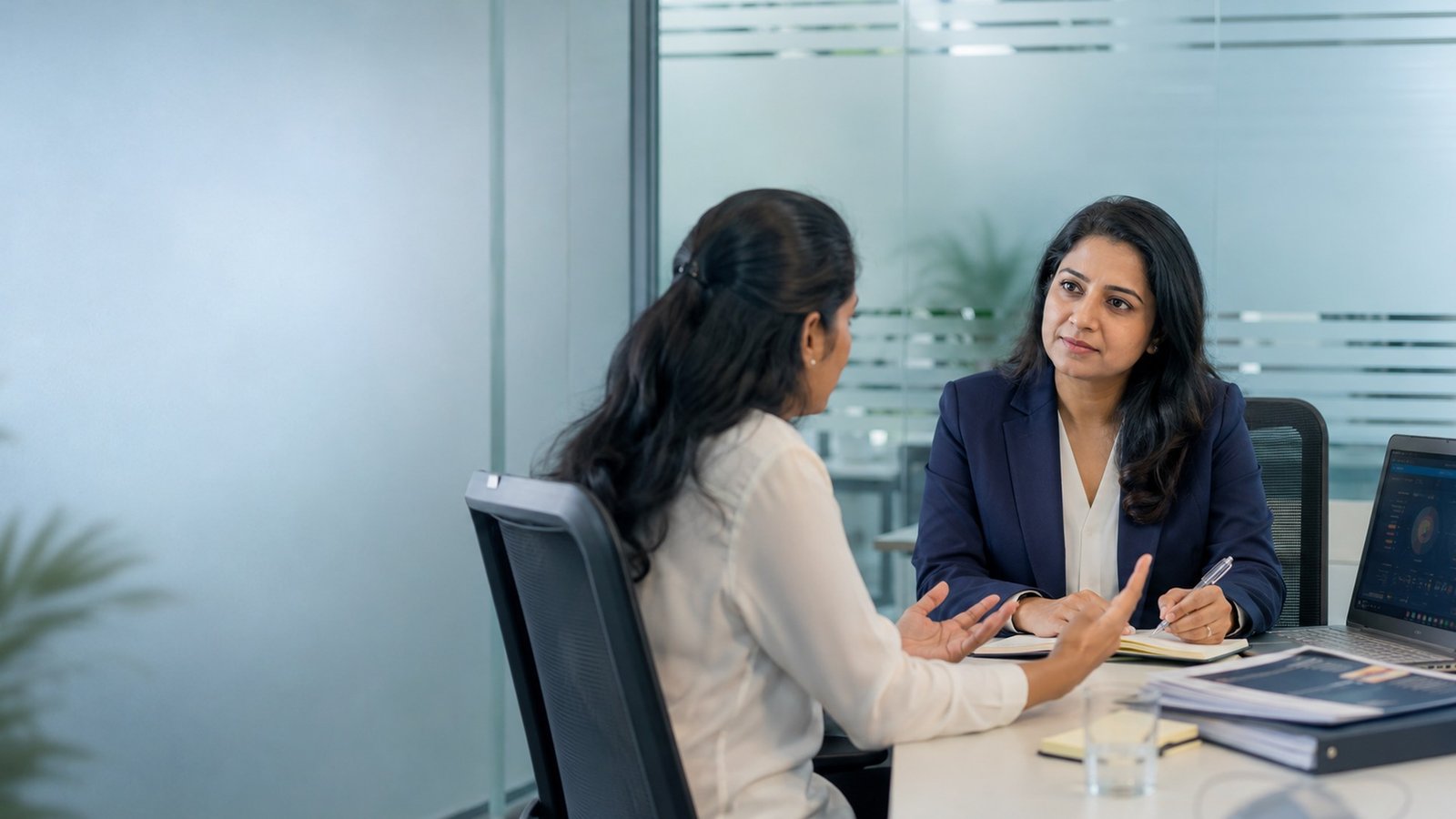A Regalwhiz advocate advising an HR head during a POSH complaint intake conversation under the POSH Act 2013
