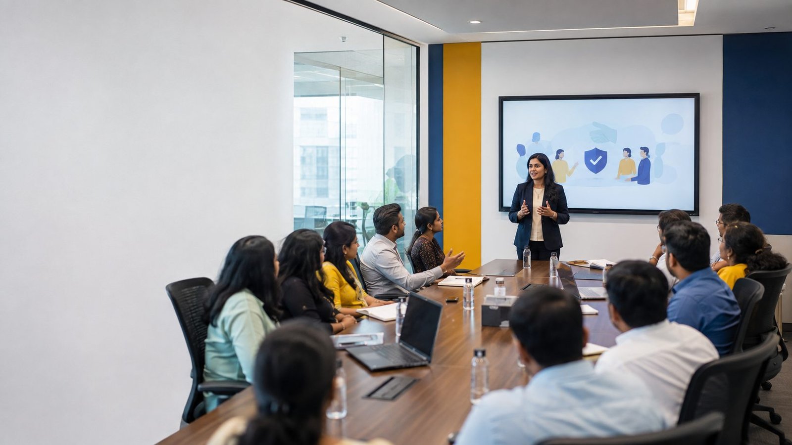 Certified POSH trainer in Chennai leading a corporate POSH training session at a Chennai company boardroom